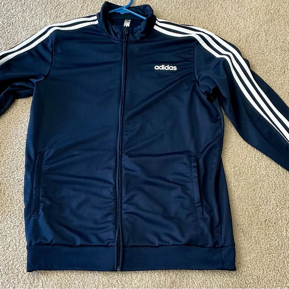 Adidas primegreen Blue Track Jacket men’s size Large Tall